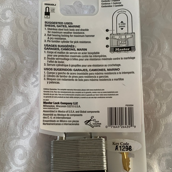 Silver Padlock Set - Picture 6 of 11